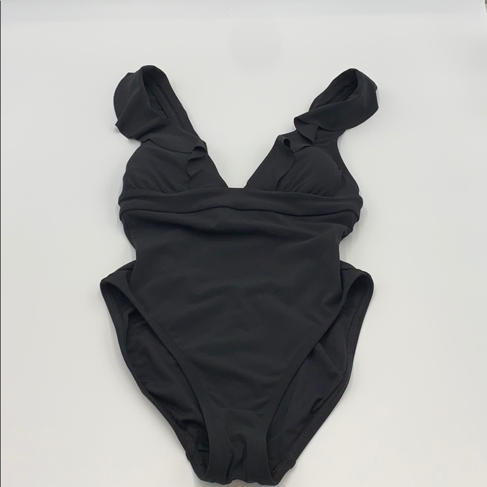 Robin Piccone Ruffled Sleeve One Piece - NWOT
